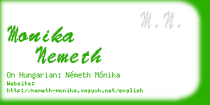 monika nemeth business card